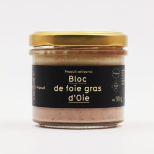 bloc de foie gras d'oie sans gluten 90g