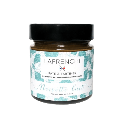 pâte à tartiner noisette chocolat au lait sans gluten 250g