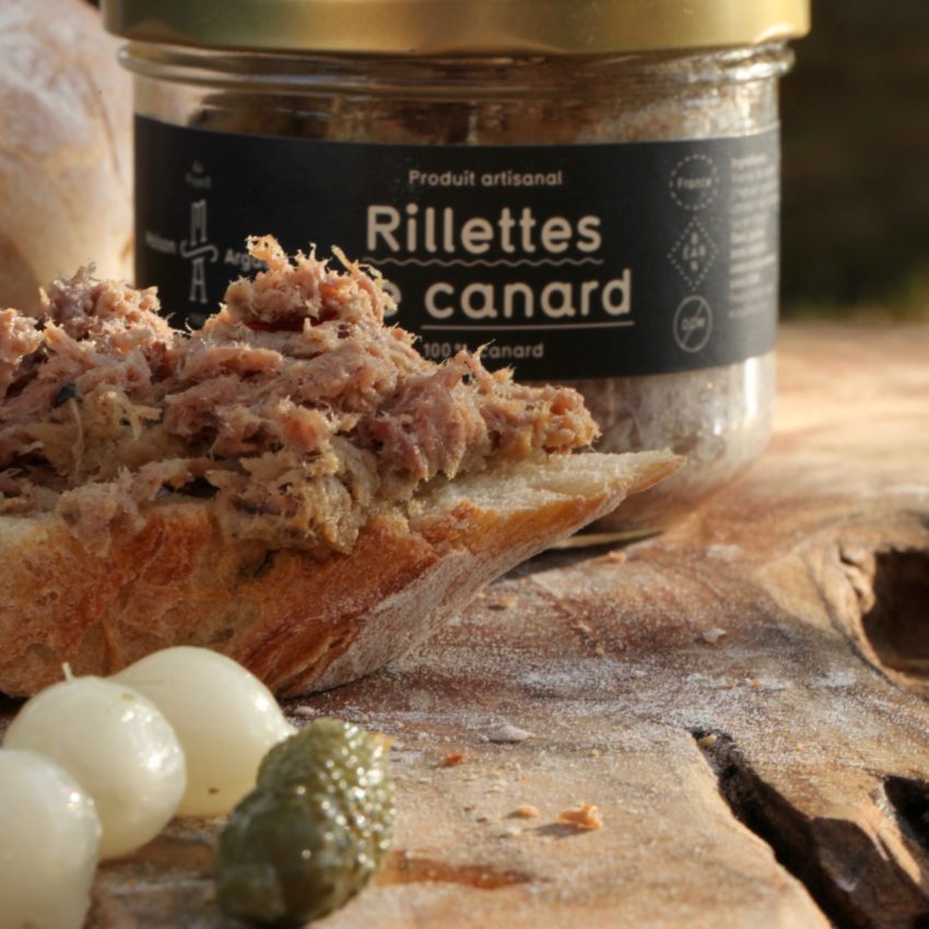 rillettes de canard pur canard sans gluten 100g