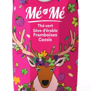 thé vert matcha, sève érable et fruits rouges faible en calories riche en vitamine c 330ml anti oxydante