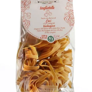tagliatelles de pois chiches et de riz bio, sans gluten et végétalien 250g