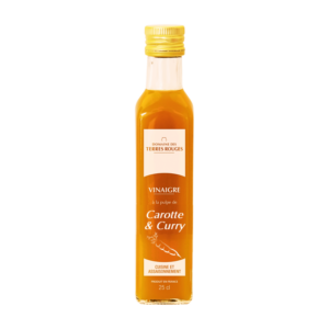 vinaigre à la pulpe de carotte et au curry 25cl