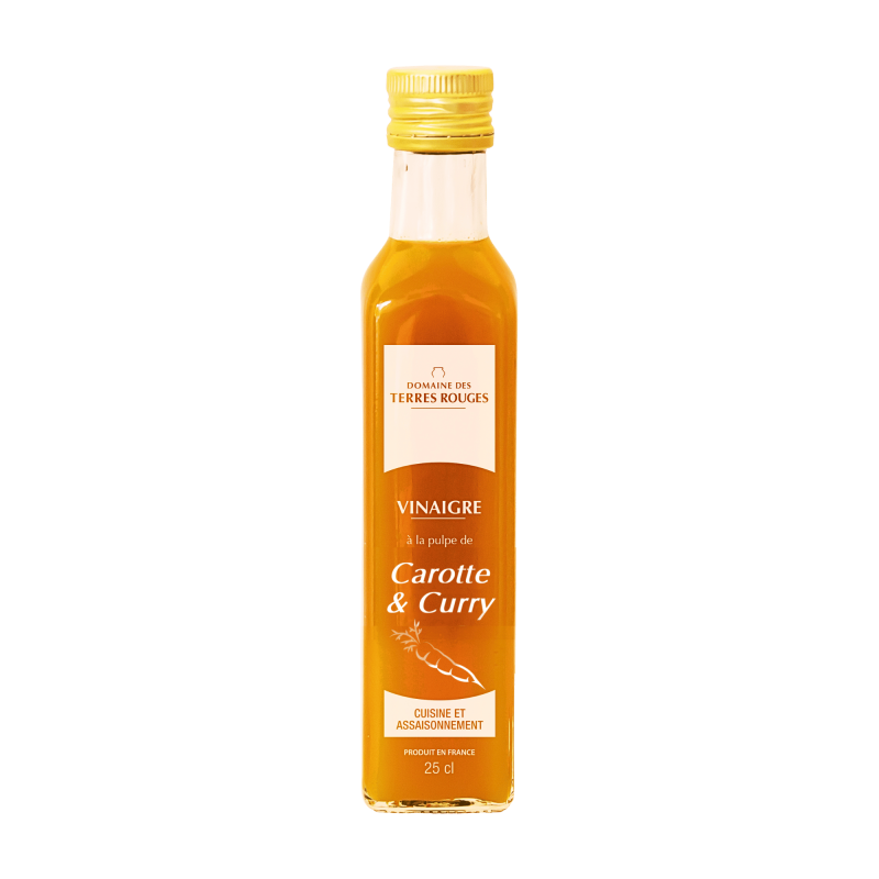 vinaigre à la pulpe de carotte et au curry 25cl vinaigre à la pulpe de carotte et au curry 25cl