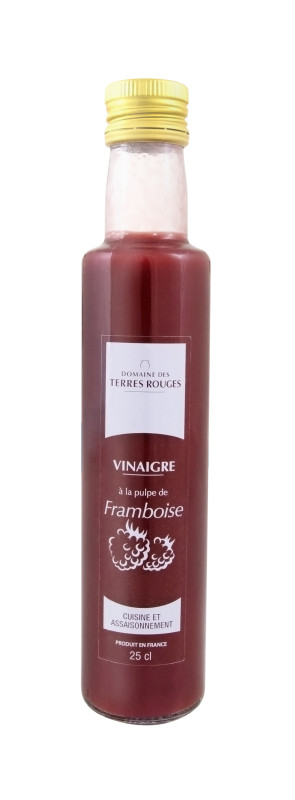 vinaigre à la pulpe de framboise 25 cl