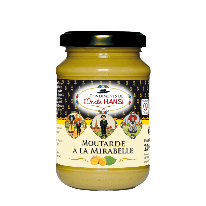 moutarde mi forte à la mirabelle 200g