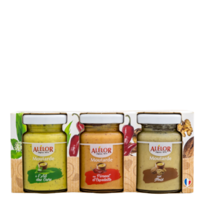 coffret terroir 3 moutardes 3 x 100g