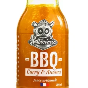 sauce curry & ananas bbq hellicious naturellement addictive